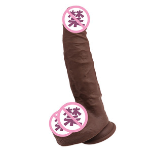 Dildo réaliste en silicone liquide, dildo de masturbation extra-large, SM, stimulation clitoridienne à grande échelle, gros pénis. - Product Image 1