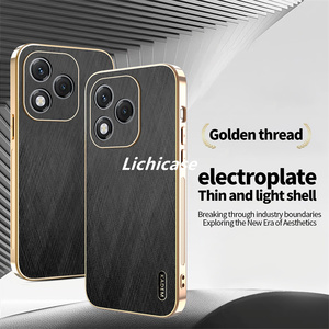 Cubierta <span class=keywords><strong>de</strong></span> teléfono móvil <span class=keywords><strong>de</strong></span> tablero trasero <span class=keywords><strong>de</strong></span> cuero <span class=keywords><strong>de</strong></span> protección completa <span class=keywords><strong>de</strong></span> <span class=keywords><strong>gama</strong></span> <span class=keywords><strong>alta</strong></span> Lichicase para <span class=keywords><strong>Honor</strong></span> 400 400Pro 400Lite funda a prueba <span class=keywords><strong>de</strong></span> golpes - Product Image 5