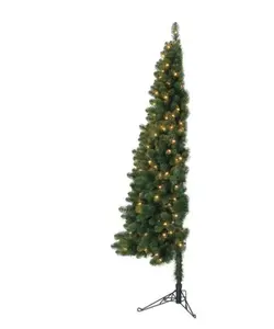 5 Foot Flat Back Half Christmas Tree with Prelit LED