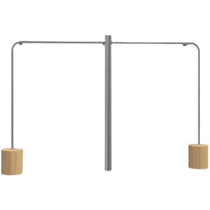 Espositore per Abbigliamento in Acciaio Inox da Terra e da Parete per Boutique di Moda <span class=keywords><strong>Donna</strong></span> e Bambino - Product Image 5