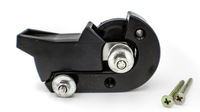 Interrupteur de porte à couteau isolé en plastique noir galvanisé EFA010