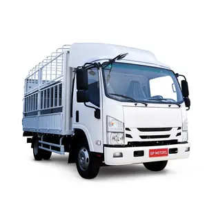 2024 ISZUZ Novos motores Qingling para transporte de vegetais de 4 toneladas 98hp 4.17m caminhões de carga para venda