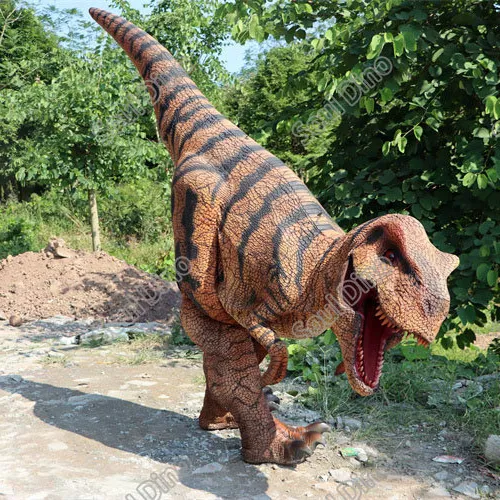 Costume robotico dinosauro Animatronic costume dinosauro realistico taglia adulto con suono