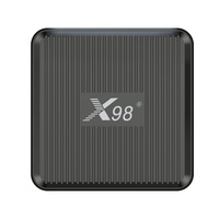 Boîtier TV intelligent OTT, lecteur vidéo Internet pour la maison, décodage AV1, sortie vidéo 4K UHD, Android 11.0, boîte TV X98Q