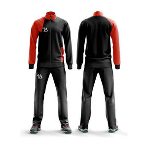 Chándal informal para correr de alta calidad para hombre, diseño estampado transpirable de secado rápido de algodón de dos piezas - Product Image 1