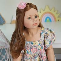 Robe originale de bébé reborn en silicone faite à la main de 98cm robe de bébé princesse pour petites filles de 3 à 4 ans