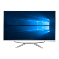 Hot OEM Gaming Desktop computer 23.8 27 32 pollici tutto In un monoblocco Core I3 I5 I7 tutto In un Pc GTX Pc per Office Home