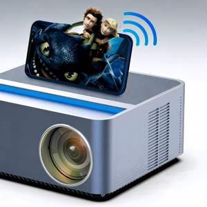 Projecteur de cinéma maison LED Pico <span class=keywords><strong>DBS</strong></span> A45-C 1080P 4K 1000 Lumens avec haut-parleurs intégrés, design portable, WIFI pour Android 9 5.0 - Product Image 5