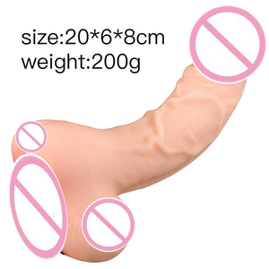 SacKnove Nouvelle Arrivée Prix Pas Cher Double Usages Vagin Bas Lesbienne <span class=keywords><strong>Gay</strong></span> Pénis Partie Realistas Anal Femmes Sex Toys Gode - Product Image 3