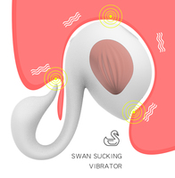 Swan Water proof Vibrator 10 Vibrator Saug stimulation Kitzler Nippel Weibliche Masturbation produkte Vibratoren für Frauen Sexspielzeug