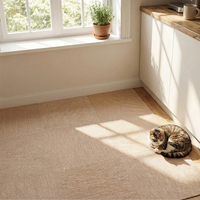 Tapis de sol en polyester, autocollant mural pour carrelage, papier peint auto-adhésif épaissi imperméable, autocollant de plafond, tapis moderne pour bureau et hôtel