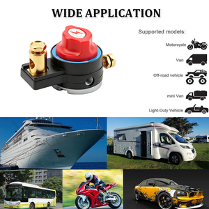 Interrupteur de coupure de batterie automatique 12V 24V, disjoncteur, déconnexion rapide, fonction antivol pour voiture, camion, marine - Product Image 6