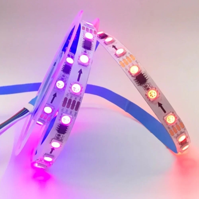 DC12V Color-changing LED Strip Light, 16703 Model, with Smart Programming Function, Dazzling Ambient Light for Bars, KTVs