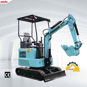 Mini-excavatrice tractable de 0,8 tonne, 1,5 tonne, 1 tonne, pour usage domestique, avec certification EPA CE OEM, mini-pelleuse R308, micro-excavatrice agricole - Product Image 5