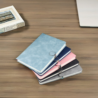 A5A6 Cahier en PU Couverture en PU Carnet d'agenda Boucle ronde magnétique Couverture rigide étanche LOGO personnalisable