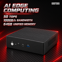 Stasiun Inspeksi Komputer AI Edge Computing AI Gateway 50 TOPS NPU