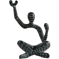 Porte-bouteilles en résine abstrait, design artistique, haut de gamme, créatif, moderne et épuré, pour salon et entrée, ornement de meuble à vin