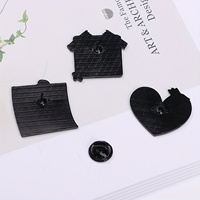 Alfileres de solapa de esmalte suave a granel de precio barato personalizado OEM ODM con palabras positivas, broches decorativos, alfileres personalizados