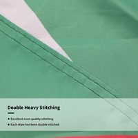 Grand drapeau palestinien personnalisé en polyester imperméable 5 pieds par 3 pieds drapeau palestinien
