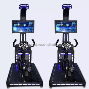 Công viên giải trí cưỡi 9D thực tế ảo lái xe trò chơi máy Arcade VR đua xe mô phỏng - Product Image 4