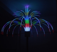 Weihnachts-Feiertagsdekoration Wasserdichte IP65 Outdoor-Display RGB Smart Tree LED-Streifen Dekoration Feuerwerk-Lichter
