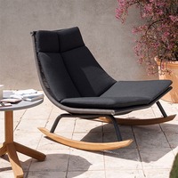 Ensemble de mobilier de jardin en rotin nordique durable pour l'extérieur, comprenant un fauteuil, un canapé, une table basse et un mobilier de détente