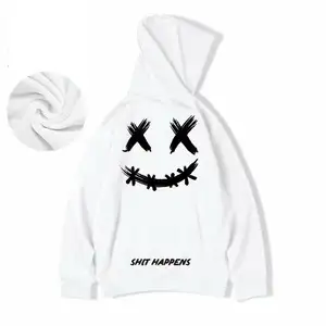 Men's Hoodies Ngắn Tay Áo Đau Khổ Dây Kéo Mẫu Miễn Phí Anime Của Phụ Nữ Chàng Trai Satin Lót Nặng Crop Top 440 GSM Hoodies