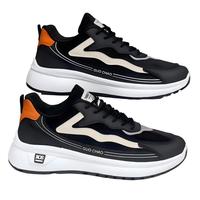 Chaussures de sport de luxe pour hommes, modèle OEM, basses, en maille respirante, anti-choc, antidérapantes, légères, à lacets, avec embout en PVC.