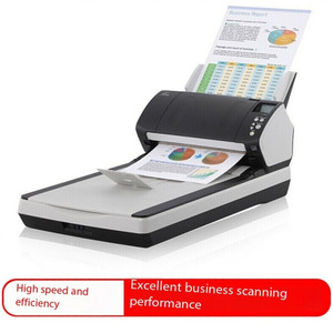 סורק שולחני מקצועי של פוג'יטסו עם ממשק USB 3.0, סורק שטוח להזנת דפים, מסך LCD, מכונת סריקה למסמכים - Product Image 6