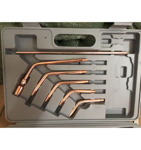 طقم لحام وقطع مع مشعل للأكسجين والأسيتيلين، مجموعة أدوات لحام محمولة لقطع المعادن - Product Image 3