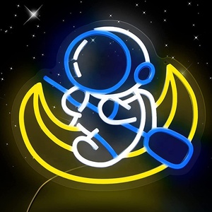 <span class=keywords><strong>Lampe</strong></span> néon astronaute 5V alimentée par USB, enseigne néon vaisseau spatial avec interrupteur, <span class=keywords><strong>lampe</strong></span> néon murale pour la décoration de la maison et des magasins - Product Image 1