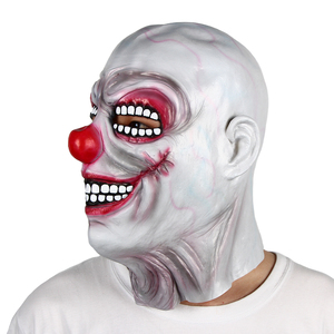 Máscara de Payaso para Halloween, Navidad, Disfraces, Látex, Cubre Rostro Completo, Divertida, Terrorífica, Payaso Malvado, con Dientes Denso - Product Image 3