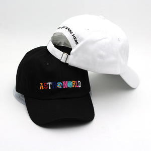 <span class=keywords><strong>Gorra</strong></span> de Béisbol de Algodón sin Estructura con Bordado de Arcoíris de Travis <span class=keywords><strong>Scott</strong></span> Astroworld para Fanáticos del Hip Hop, Perfecta para Streetwear - Product Image 4