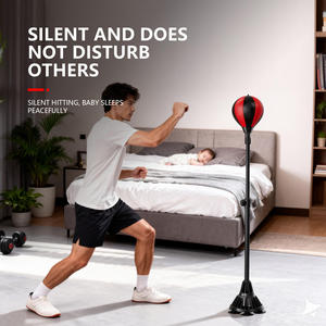 Équipement de boxe pour enfants : Sac de frappe sur pied réglable en hauteur, pour le fitness, la boxe et l'entraînement de vitesse - Product Image 6