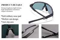 XUNQI cyclisme Sport lunettes lentille interchangeable cadre blanc lentilles PC matériel contraste améliorant disponible expédition immédiate