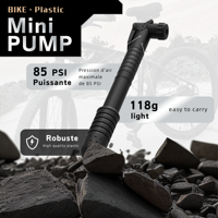 Pompe à vélo portable Baimei - Outil manuel pour le cyclisme
