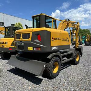 Excavadora de ruedas hidráulica SDLG EA775H de alta calidad de 8 toneladas con componentes de núcleo de motor Yuchai a la venta - Product Image 3