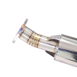Tubo de Escape de Aleación de Titanio <span class=keywords><strong>GFC</strong></span> Compatible con Lexus IS500 RCF GSF 5.0L V8, Tubo Medio de Rendimiento de Igual Longitud, con Resonador Doble - Product Image 2