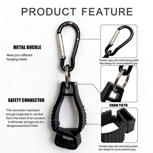 Clips de gants de travail SCQP Équipement et outils de <span class=keywords><strong>sécurité</strong></span> Porte-gants Pratique pour la gestion des gants de travail - Product Image 3