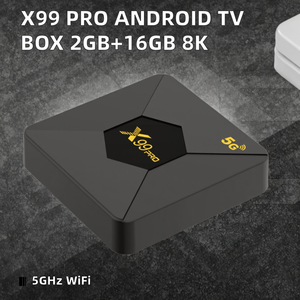 Factory Priced X99 PRO Android <b>TV</b> Box AIIwinner H313 2GB RAM 16GB Storage Android 13 Set-Top Box 8K 4K UK Voice <b>Remote</b> <b>Control</b> - Product Image 2