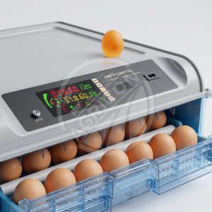 Incubateur d'œufs entièrement automatique 24-500 œufs pour poulets, canards, oies, cailles, pigeons, taux d'éclosion de 98%, contrôle numérique de la température, Agricon - Product Image 5
