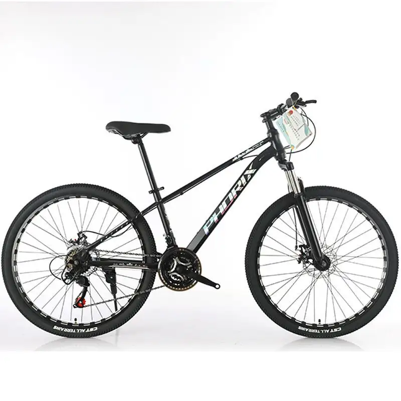 Vélo de montagne à vitesse variable personnalisé et dur en acier à haute teneur en carbone de haute qualité populaire 26*16 pouces Snowfield Highway vélo de sport pour adultes