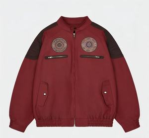 Giacca Trendy da Uomo con Logo Ricamato Personalizzato, Cappotto Casual Hip-Hop Progettato per Appassionati di Stile Urbano - Product Image 1