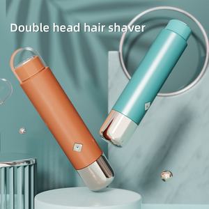 Mini Depiladora Indolora Recargable, Afeitadora Eléctrica de Doble Cabezal, Depilación - Product Image 2