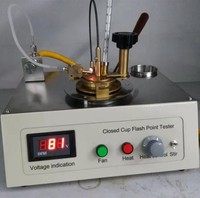 Testeur manuel de point d'éclair en cuve fermée pour huiles, type ASTM D93 Pensky-Martens
