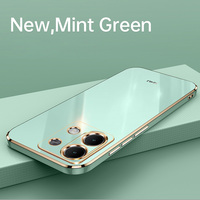 Coque de téléphone en TPU souple électrolytique antichoc avec étui porte-anneau pour Xiomi Redmi Note 13 Pro 4G Note 12S Poco X6 Pro