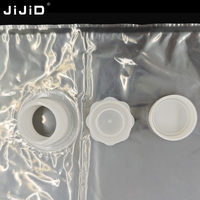 JIJID Voedselveilige 10L BIB Zakdoos Duurzame Schroefringklep Vloeistofzak voor Sap, Kookolie, Bier, Champagne, Tequila, Aanpasbaar