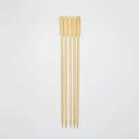 Brochettes en bambou de qualité supérieure, écologiques, jetables, de qualité alimentaire, certifiées FSC, FDA, LFGB, CE N° 1935/2004, DGCCRF