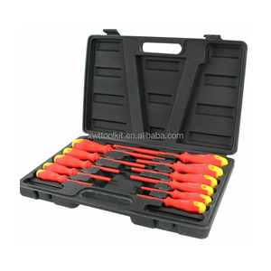 Set di cacciaviti isolati 11 pz, strumenti magnetici VDE per elettricista - Product Image 1