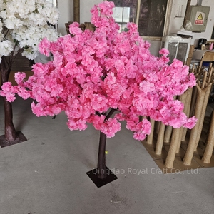 Arbre de fleurs artificielles en soie bon marché pour centre de table de mariage, Noël, rentrée scolaire - 5 cm, imperméable - Product Image 3